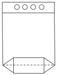 semi block bottom valve bag with handle semi block bottom valve bag with handle